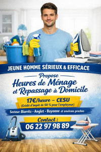Photo de galerie - Ménage repassage CESU 