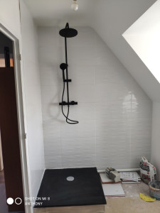 Photo de galerie - Salle de bain en cours de réalisation 