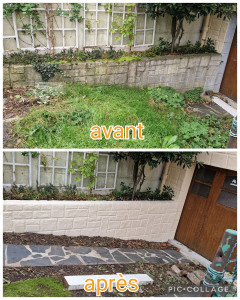 Photo de galerie - Revêtement de peinture extérieure murale.