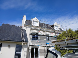 Photo de galerie - Remplacement gouttières 