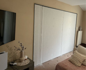 Photo de galerie - Cloison de séparation, rails isolation placo