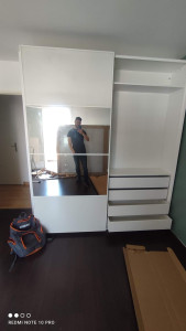 Photo de galerie - Dressing porte coulissante 