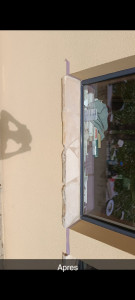 Photo de galerie - Appuis de fenêtre réaliser sur une ferme en rénovation datant de 1614 