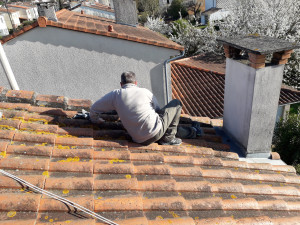 Photo de galerie - Reparation pignon maçonné