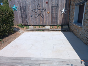 Photo de galerie - Pose de carrelage 120cm par 60cm