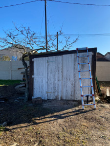 Photo de galerie - Avant démontage de cabanon de 18m2