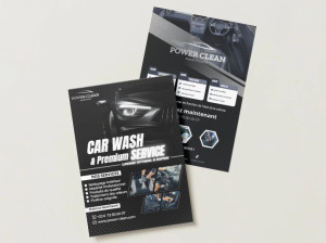 Photo de galerie - Flyer pour Nettoyage Auto