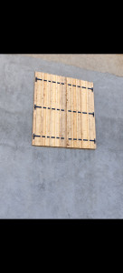 Photo de galerie - Fabrication et pose de porte de grange à l' ancienne