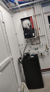 Photo de galerie - Installation chaudière gaz et adoussiseur deau p10l 