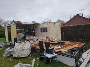 Photo de galerie - Démolition et évacuation mobile home