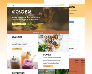 Photo de galerie - Création d'un site vitrine pour le restaurant Golden