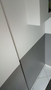 Photo de galerie - Peinture réaliser chez client
blanc et gris 