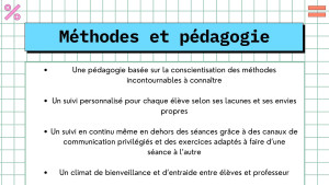 Photo de galerie - Cours de maths