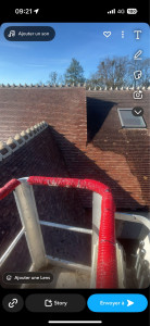 Photo de galerie - Nettoyage de toiture au Karcher basse, pression plus passage d’un anti mousse hydrofuge