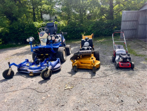 Photo de galerie - Le parc tondeuses pour toutes surfaces et tout accès 