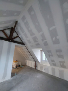 Photo de galerie - Isolation et aménagement des combles Morbihan