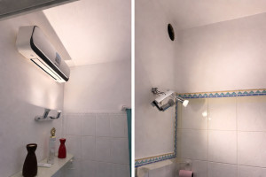 Photo de galerie - Peinture + pose d’un radiateur soufflant + réflexion des prises 