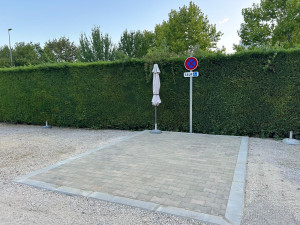 Photo de galerie - Place parking pouse pavê 