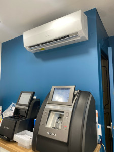 Photo de galerie - Installation mono split dans le magasin Les lunettes d’Adeline à St denis en Val