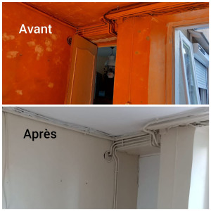 Photo de galerie - Peinture de orange à beiges 