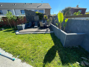 Photo de galerie - Création d’une terrasse