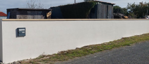 Photo de galerie - Mut cloturr enduit monocouchf’r