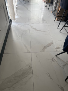 Photo de galerie - Pose du carrelage 