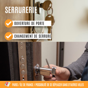 Photo de galerie - Ouverture de porte et changement de serrure