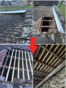 Photo de galerie - Remplacement de litteaux 