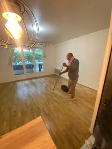Photo de galerie - Pose parquet vrinis 