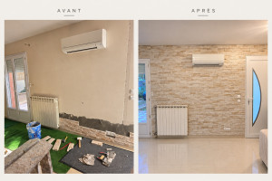 Photo de galerie - Pose sur le mur 