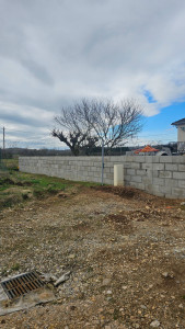 Photo de galerie - Construction mur de clôture en parpaing.