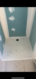 Photo de galerie - Installation receveur de douche 90*90