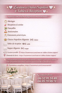 Photo de galerie - Table (Evènementiel)