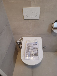 Photo de galerie - Pose d'un wc avec lavage intégrer 