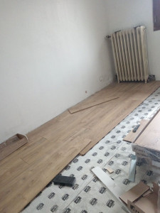 Photo de galerie - Pose de parquet