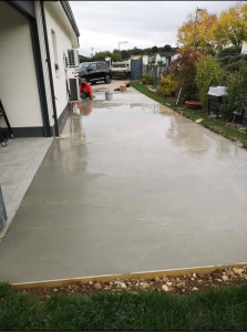 Photo de galerie - Pose de chape 