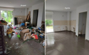 Photo de galerie - Après avoir débarrasser une maison puis nettoyer 