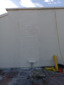 Photo de galerie - Finition de la fissure avec renforts métalliques 