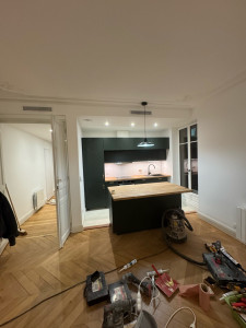 Photo de galerie - Pose de meubles cuisine IKEA 