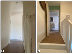 Photo de galerie - Pose d'un bloc-porte avec imposte placo