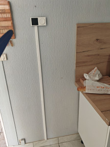 Photo de galerie - Pose d'un thermostat
