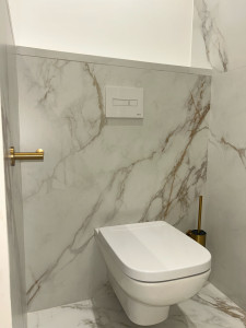 Photo de galerie - Pose de wc suspendu 