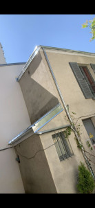 Photo de galerie - Pose de gouttière neuf 