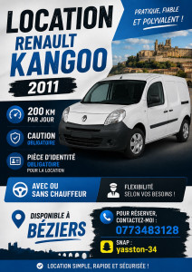 Photo de galerie - Location kangoo 