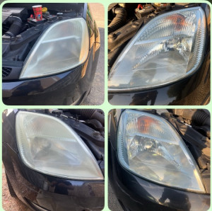 Photo de galerie - Polissage des phares validé pour le contrôle technique