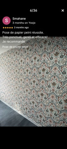 Photo de galerie - Pose papier peint 