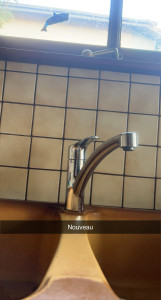 Photo de galerie - Nouveau robinet