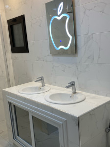 Photo de galerie - Pose double vasque 