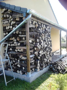 Photo de galerie - Appenti pour stockage de bois 